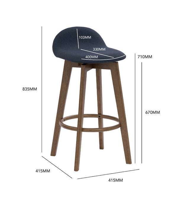 Mori Bar Chair (Set of 2)