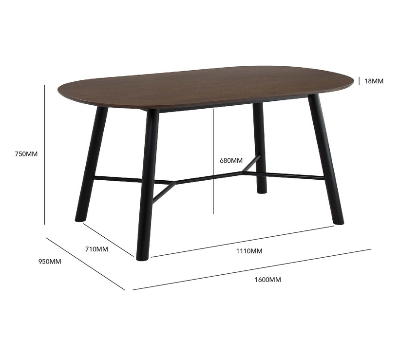 Haroldi 1.6M Dining Table