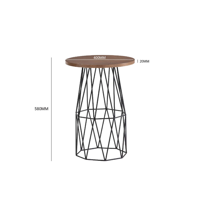 Merano Side Table - Cocoa