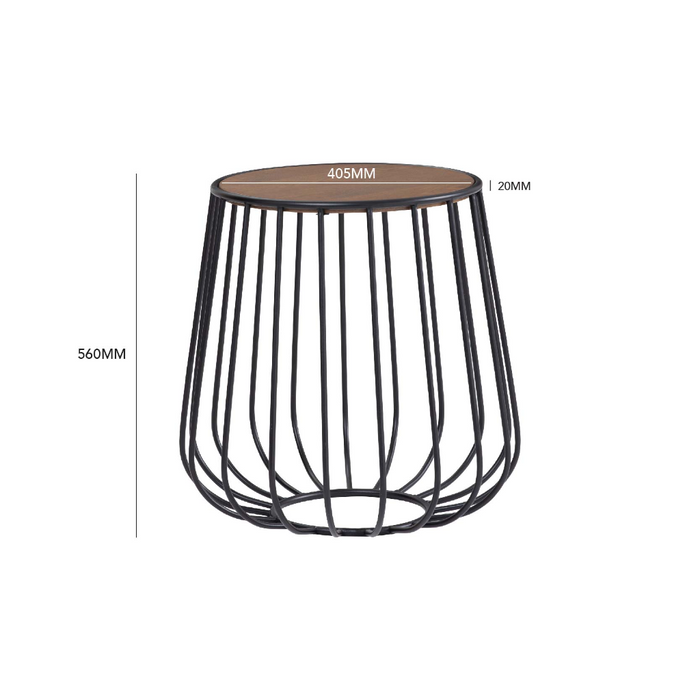 Vista Side Table - Cocoa