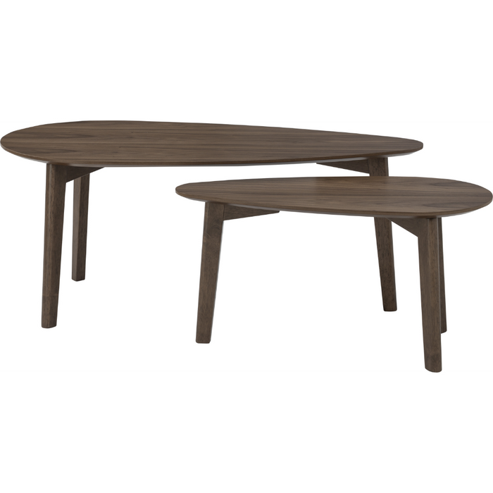 Roma Coffee Table Set of 2 - Walnut