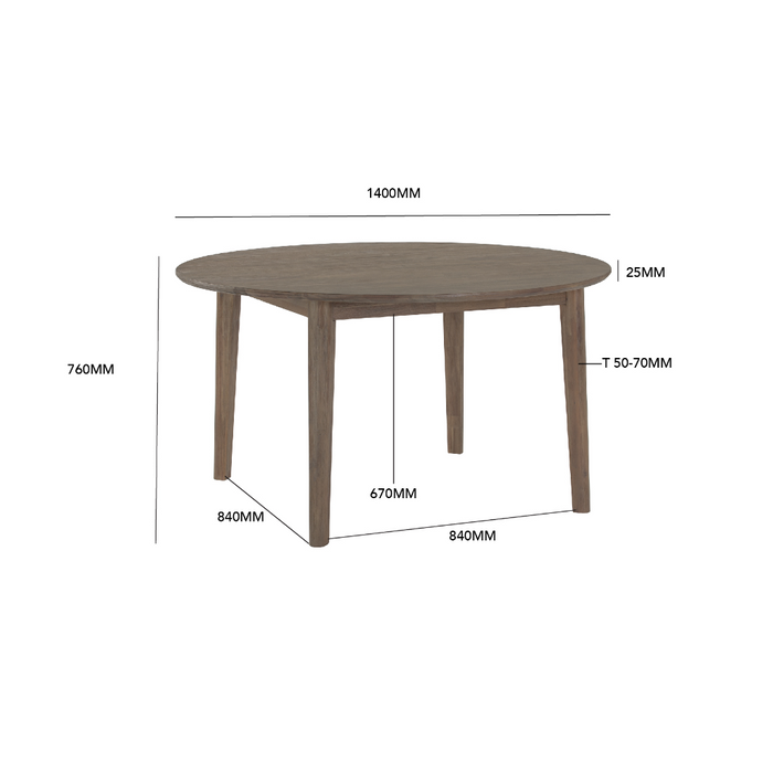 Osten Round Dining Table