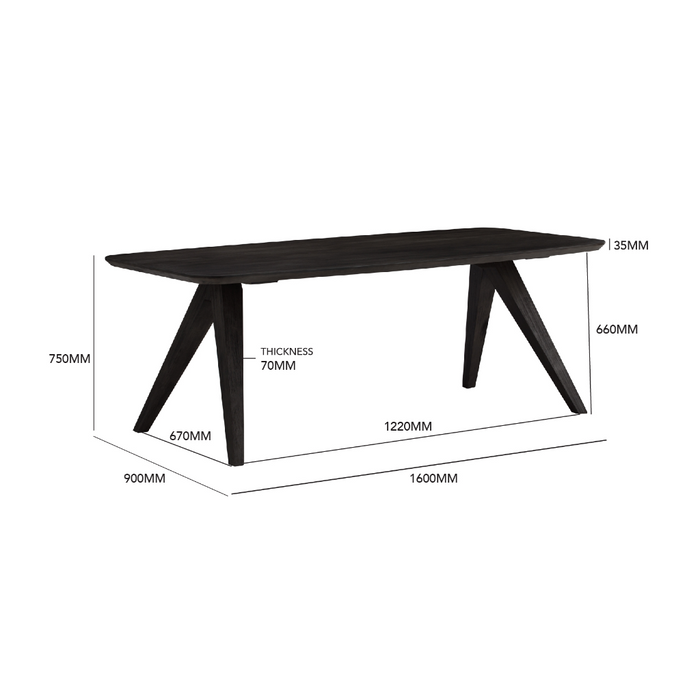 Nico Dining Table 1.6M