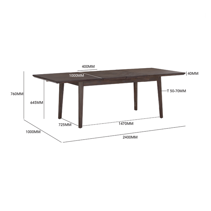 Osten Dining Table / Extendable