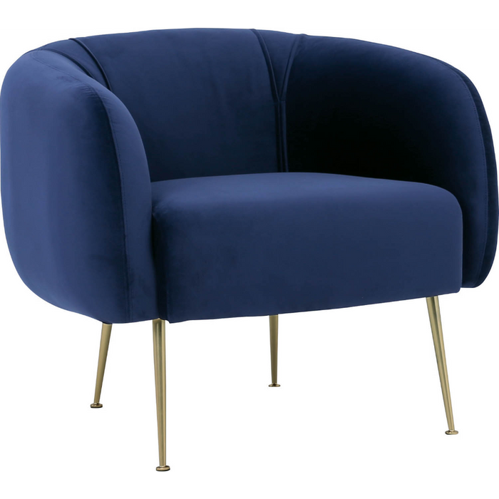 Freya Lounge Chair - Blue