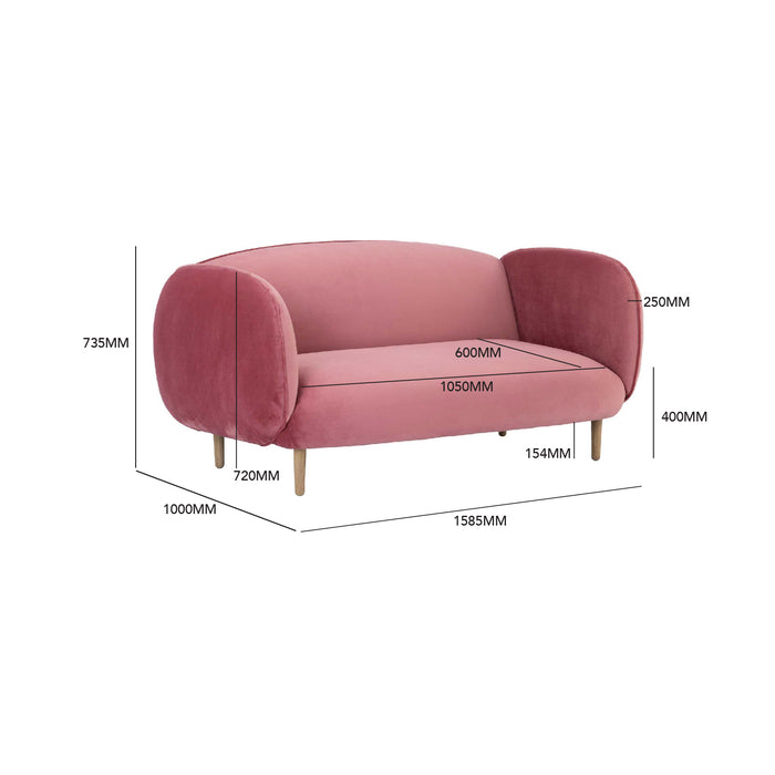 Saskia 2 Seater Sofa