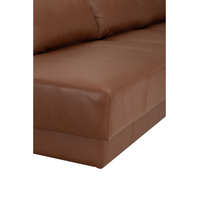 Porter 4 Seater Sofa with Chaise - Brown