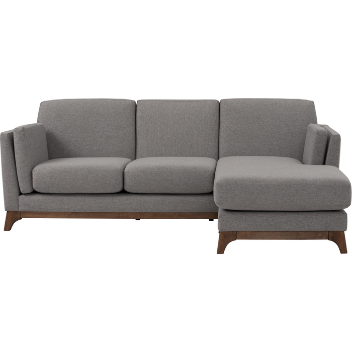 Ceni 3-Seater Sofa with Chaise (Grey)