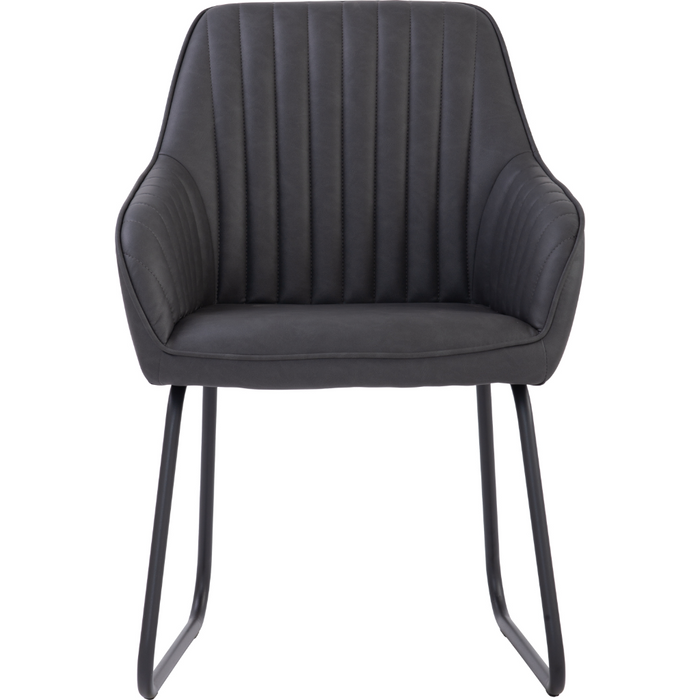 Arlo Arm Chair - Dark Grey