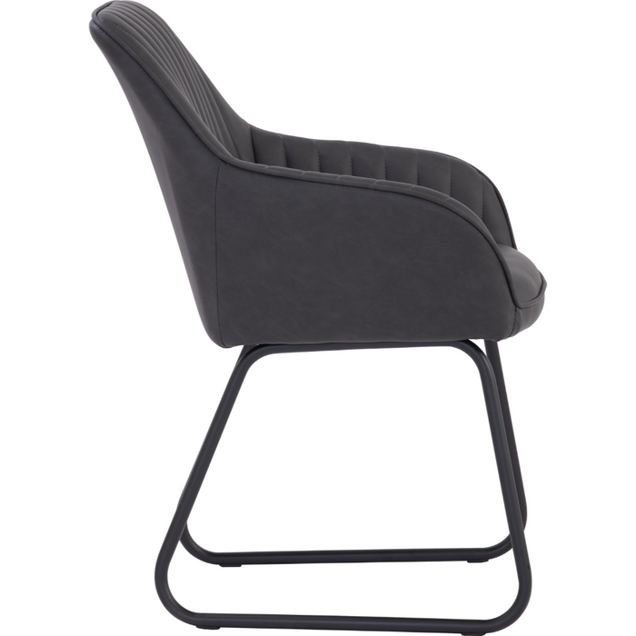 Arlo Arm Chair - Dark Grey