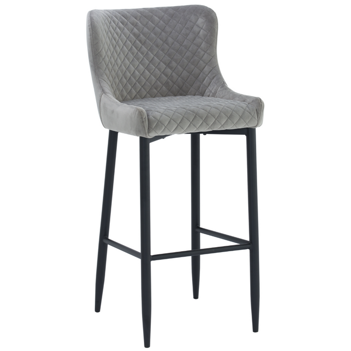 Mira Bar Stool - Silver