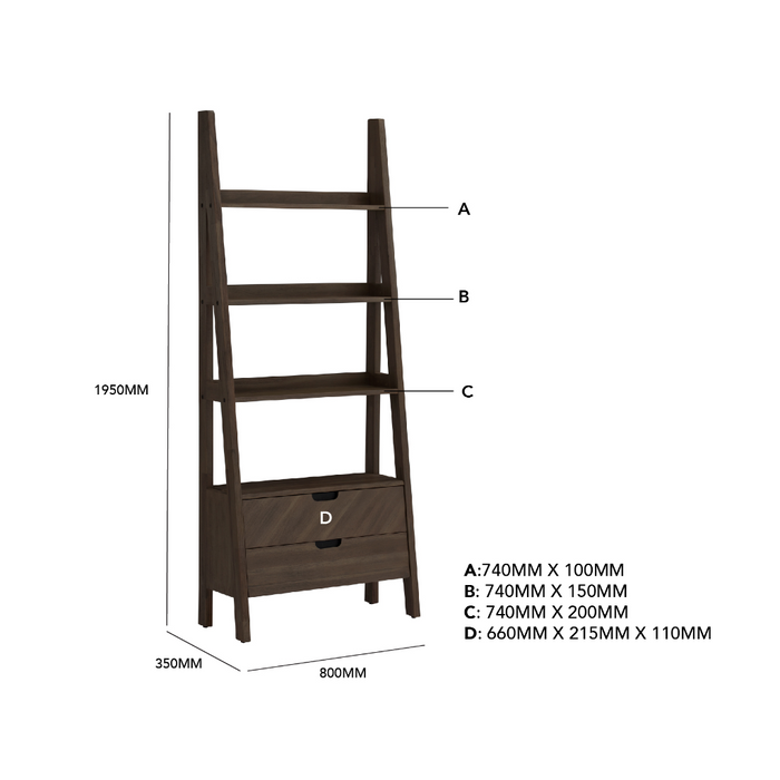 Osten Open Bookshelf