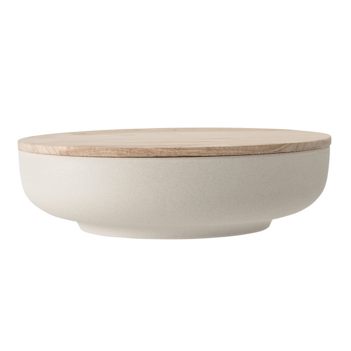 Bowl with Wooden Lid