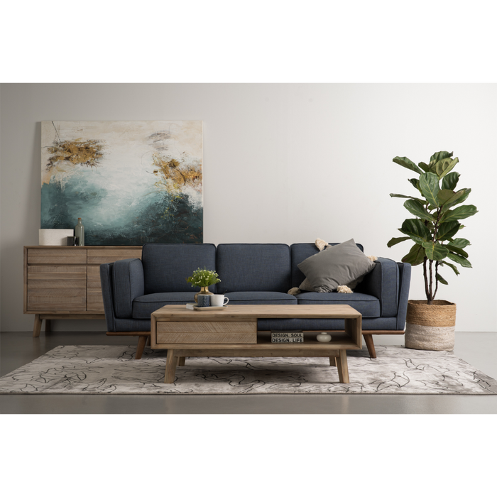 Harper 3 Seater Sofa - Navy