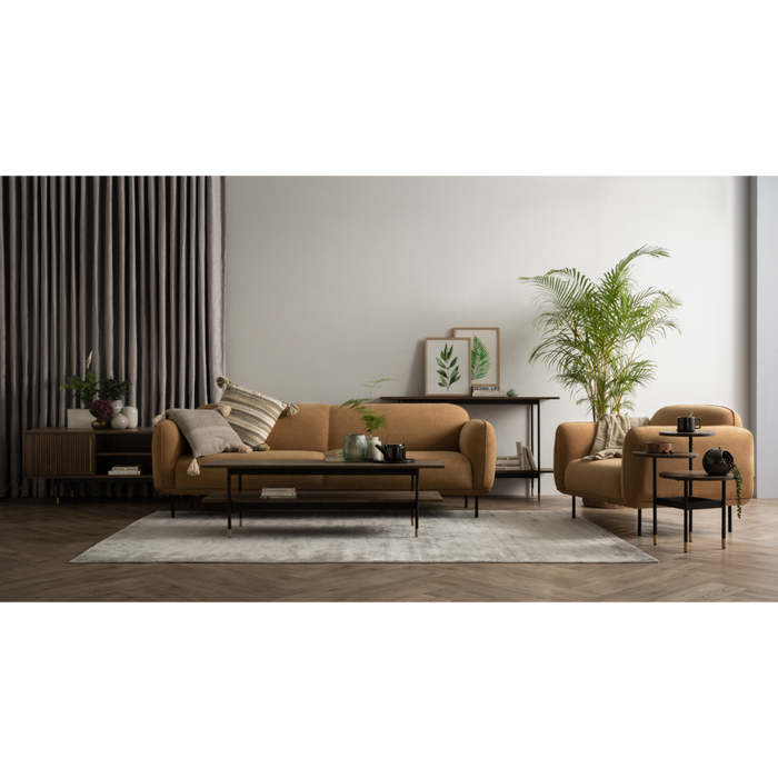 Cuba 3 Seater Sofa - Turmeric